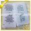 Hot Sale clothing plastic hang tags plastic hotel hang tag