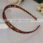 1.5cm headbands for long hair No-slip Effortless hair band Wide brown Black Plastic Wavy Trim Hair Hoop Headband for Ladies