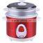 1L/5cups cylinder straight type electric rice cooker with flower patterns