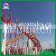 luna park outdoor games large size 6 loops roller coaster