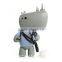 students rhinoceros clothes change action figure, adroable action figure for kids, custom made action figures China manufacturer
