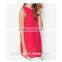 Fashion Raspberry Eyelet Tie Side Top Sleeveless Loose Women Blouse