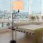 Long Arm Floor Lamp Modern Adjustable Floor Standing Lights With Side Table