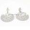best selling 316L stainless steel slice earrings for women