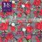 High class polyester elegant floral embroidery tulle lace fabric wholesale