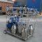 2.2 Kw Motor Electric Mobile Four Buckets Milking Machine With Dairy Farm