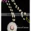 wholesale 108 Tridacna Buddhist Meditation Prayer Bead Mala Necklace bracelet with Exquisite carving flower