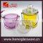 glass candle holder set of 4 pcs colorful jars for ornament