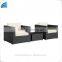 3pc outdoor patio rattan backyard cafe table chair set for sales