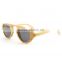 Bamboo wood sunglasses hollow wooden colored lenses sunglasses