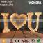 3D advertising letter light