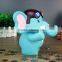 Small animals plastic toys/lovely Elephant shape toys/OEM custom plastic toy