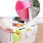 Vacuum suction cup bathroom and kitchen plastic shelf/holder/storage bucket
