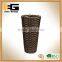 Indoor Gardening Classic Round PE Rattan Basket with Plastic Inner