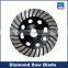 Sharp Cold Press Sintered Turbo Wave Granite Cutting Saw Blade