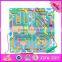 2017 New products develop intelligence children toy wooden magnetic maze W11H018