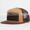 Custom 5 Panel Embroidery Patch Trucker Cap Mesh Cap