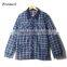  China factory oem winter men plaids jacket