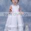 Newborn Baby Clothing with Jacket Infant Dress Pure White Summer Satin Dress For Kids