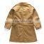 New designs kids lovely outwear winter baby long coats boy wind coat