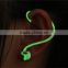 Elephant Fluorescent Metal Ear Wrap Luminous Cuff Earrings