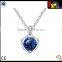 "Love Heart" Fashion Pendant Necklace, Made with Crystals, Jewelry for Women