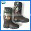 silked printed camouflage hunting boots fashion design