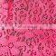 Sexy Nylon/Spandex elastic pink lace fabric for dress