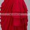 Split Front Halter Floor Length Burgundy Evening Dress HMY-D009 Real Model Hot Sale