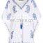 2015 Wholesale EMBROIDERED POM POM TRIM KAFTAN Slim Embroidered Poncho/ Short Kaftan For Women Summer Wear