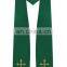 Best seller custom plain stole 100% polyester satin