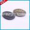 Newest Fine Workmanship Die Casting Coat Embroidered Logo Metal Leather Labels For Jeans