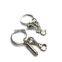 Modern Style Simple Metal Zinc Alloy Key Chain