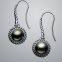 Designs Inspired DY 925 Silver Cable Pearl Stud Earring