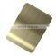 ASTM a240 tp304 hairline finish golden color 410 grade golden stainless steel sheet