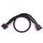 Universal Harness Kit Splitter Extension 16Pin OBD T Cable Car/Auto Plastic Flange Mount Brackets/Connector/Adapter Set