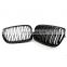 Car Kidney Grill Grille Gloss Black Double Slat 07-13 CA00 for BMW E70 X5 E71 X6