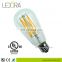 Energy star UL ST64 Edison style antique dimmable led bulb Lamp Home Decorative Vintage Light Globe