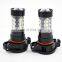 2x 80W H16 5202 LED 3200LM 6000K Супер-белые яркие противотуманные и дневные ходовые огни для Chevrolet