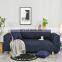 solid color corner sofa covers couch cover stretch sofa towel L shape   for living room elastic spandex slipcovers