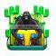 2020 outdoor portable assault course inflatable with Jungle Gorilla theme for kids