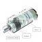 gear motor rpm dc 24v 12v brush motor 1500rpm