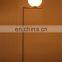Modern White Glass Globe Shade Floor Lamp Golden Standing Lamp For Bedroom Living Room Home Lighting