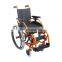 Rehabilitation therapy supplies  manual aluminum pediatric baby wheelchair for children