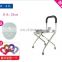 Reinforcement is convenient for the elderly to sit on the toilet stool squat toilet seat stainless steel toilet chair pregnant w