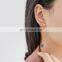 jewelry huggies acrylic earrings court simple eardrop chain tassel earring for women