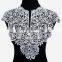 Embroidery Big Flowers Lace Neckline Fabric, DIY Collar Lace Fabrics for Sewing Supplies Crafts