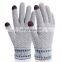 Mobile Gaming Gloves Winter Gloves Touch Screen Warm Mittens Lithium Anti-Freeze Knitted Warm Glove Jacquard