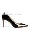 Black color ladies pointed toe pumps sandals shoes women heel pumps office lady shoes