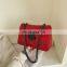 2020 Fashion Korea Girls, Shoulder Bag Rivet Beaded Leather Quilted Crossbody Bag Ladies Sling Square Bag With Chain/